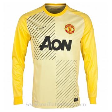 Maillot Manchester United Manche Longue Goalkeeper 2013-2014